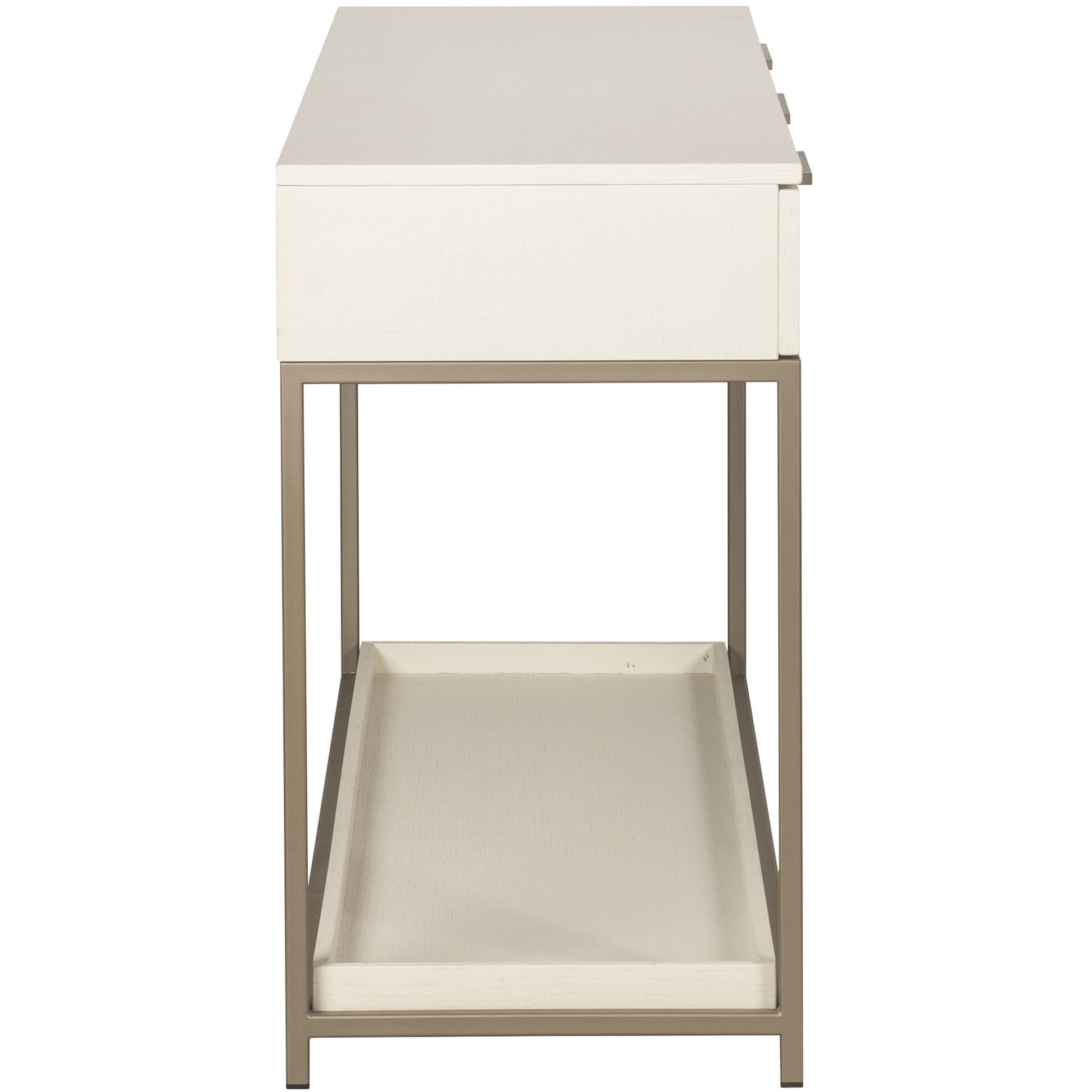 Rebel 63 X 17.75 inch Champagne Gold / Cream Console Table with Drawers